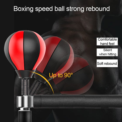 Boxing Professional Boxing Bag Heavy Stand Punching Bag with 360 Degree Reflex Bar Fitness Boxing Equipment for Home Gym